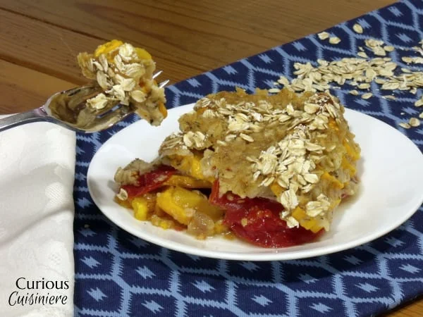 Tomato and Summer Squash Gratin with Oats