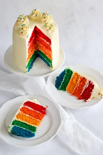 Rainbow Layer Cake