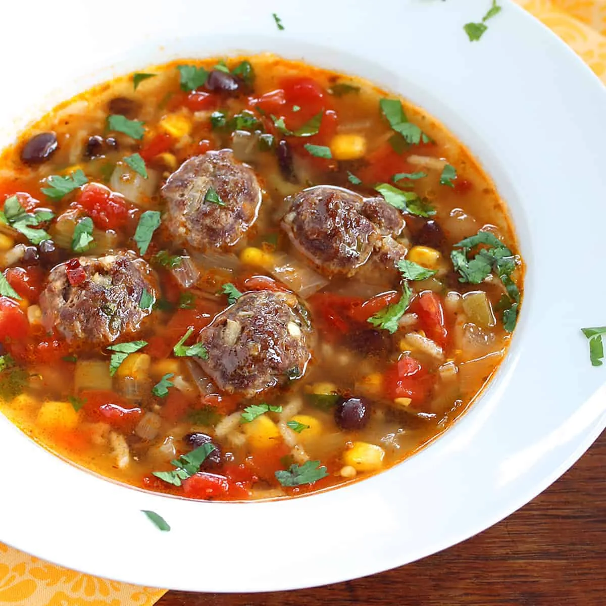 Albondigas Soup (Mexican Meatball Soup)
