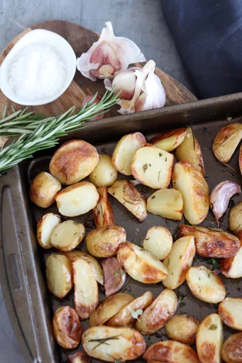 Patatas nuevas asadas