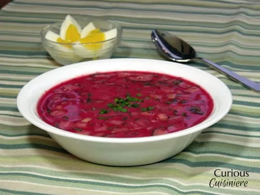 Chilled Beet Soup (Chlodnik)
