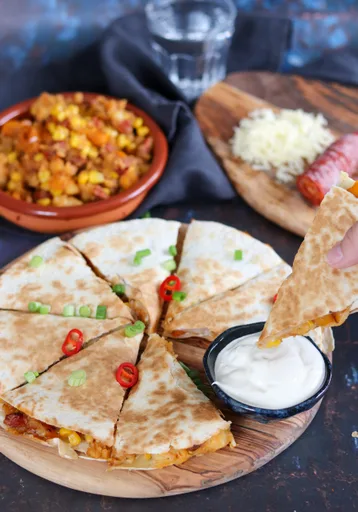 Quesadillas de Chorizo y Patata
