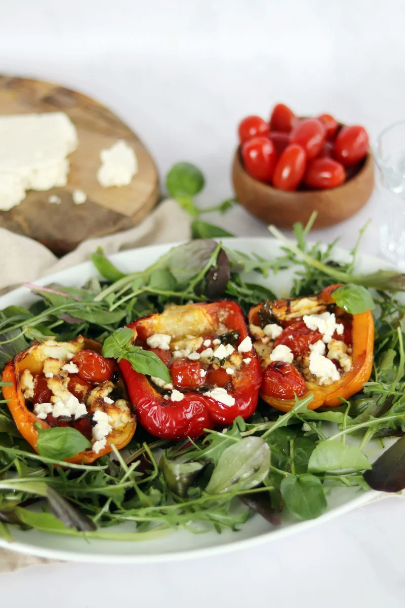 Feta Stuffed Peppers