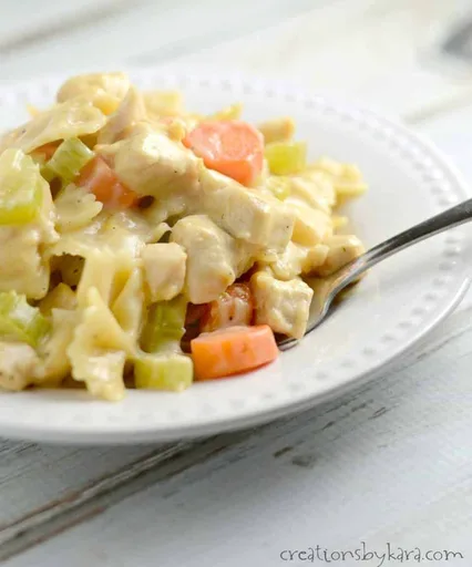 Skillet Chicken Noodle Casserole