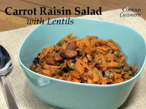 Carrot Raisin Salad with Lentils
