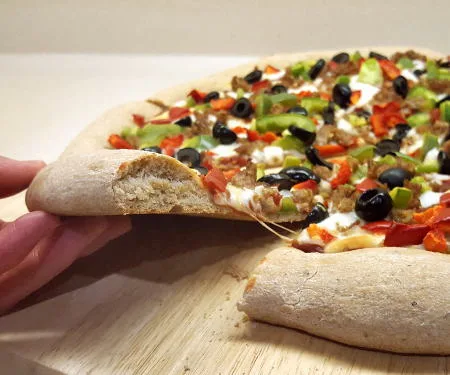 Masa de pizza rápida y fácil (base gruesa o fina)