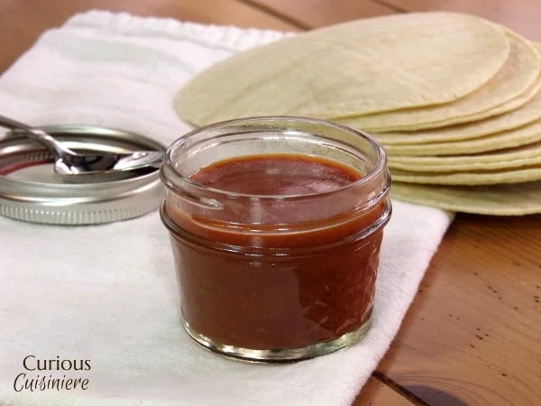 Salsa roja para enchiladas
