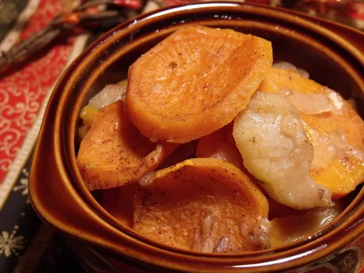 Gratén de Boniato y Manzana