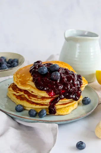 Blueberry & Lemon American Pancakes