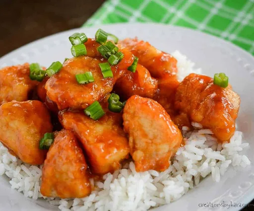 Pollo agridulce