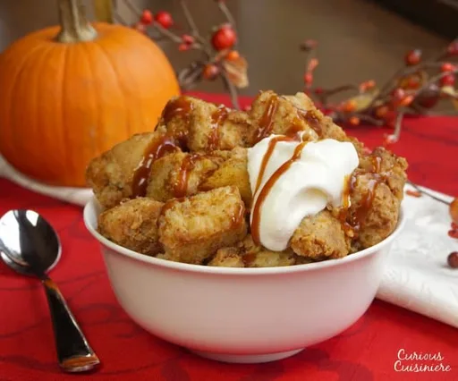 Pudin de Pan y Calabaza en Olla de Cocción Lenta
