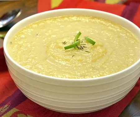 Roasted Parsnip Apple Soup