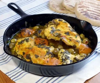 Djaj Mqualli (Moroccan Preserved Lemon Chicken Tagine)