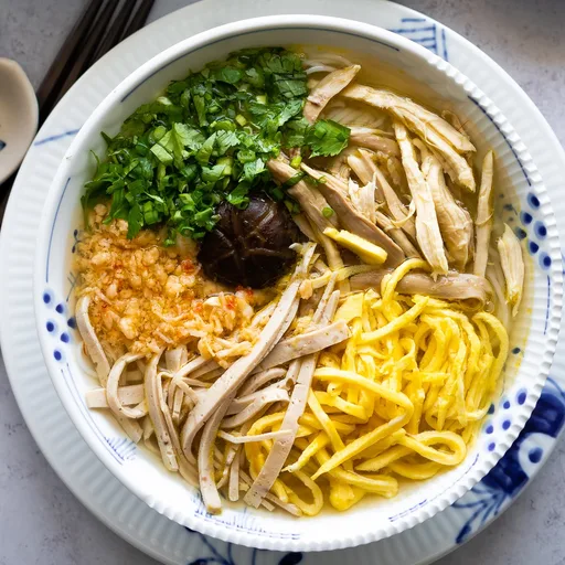 Bun Thang (Laotian noodle soup)