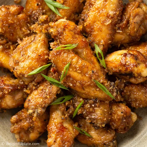 Alitas de pollo al limoncillo en freidora de aire