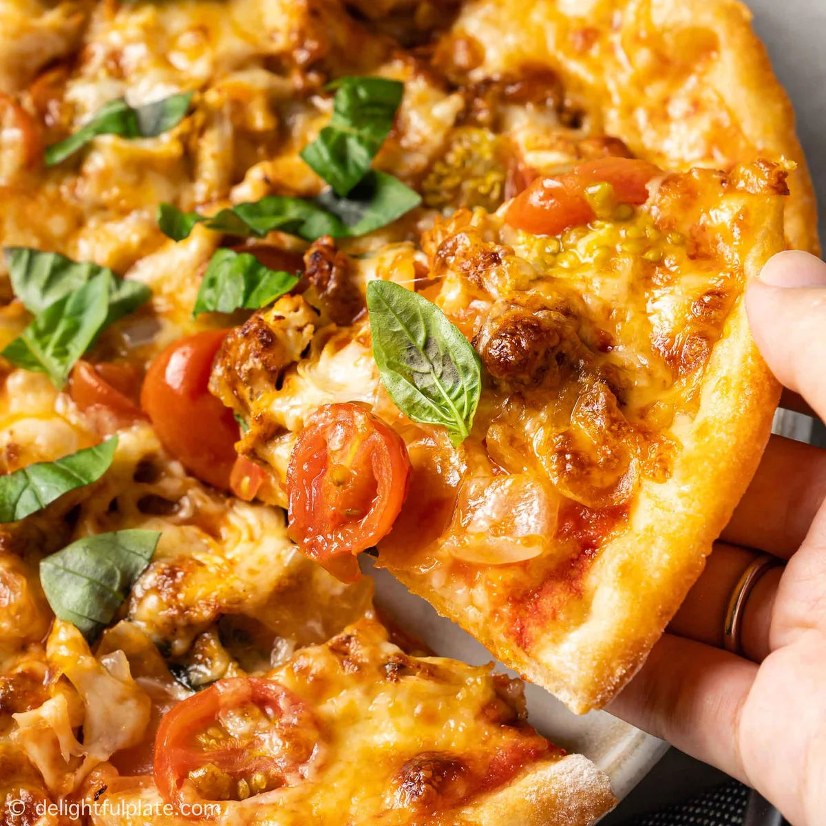 Paprika Chicken Pizza