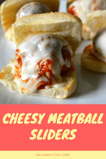 Cheesy Meatball Sliders