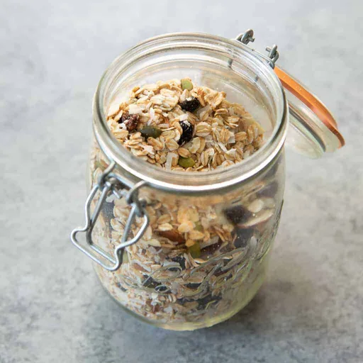 Muesli reposado de noche