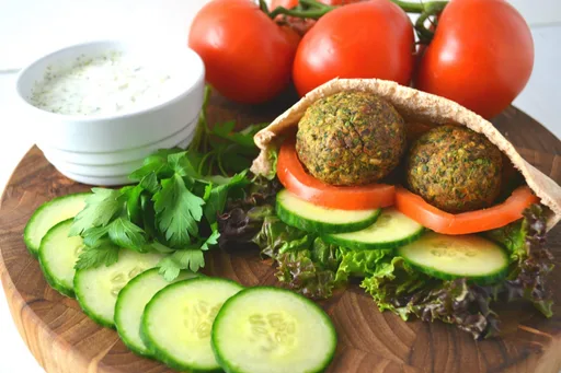 Frituras estilo falafel