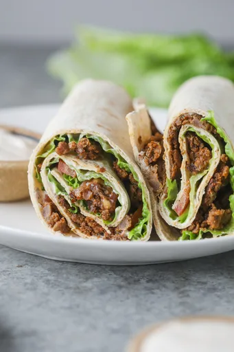Wrap turco de doner kebab vegano