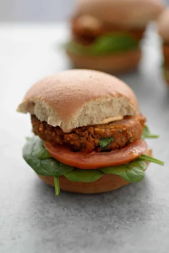 Hamburguesas Veganas y Sin Gluten de Judías Negras y Boniato