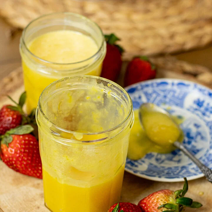 Lemon curd caseiro