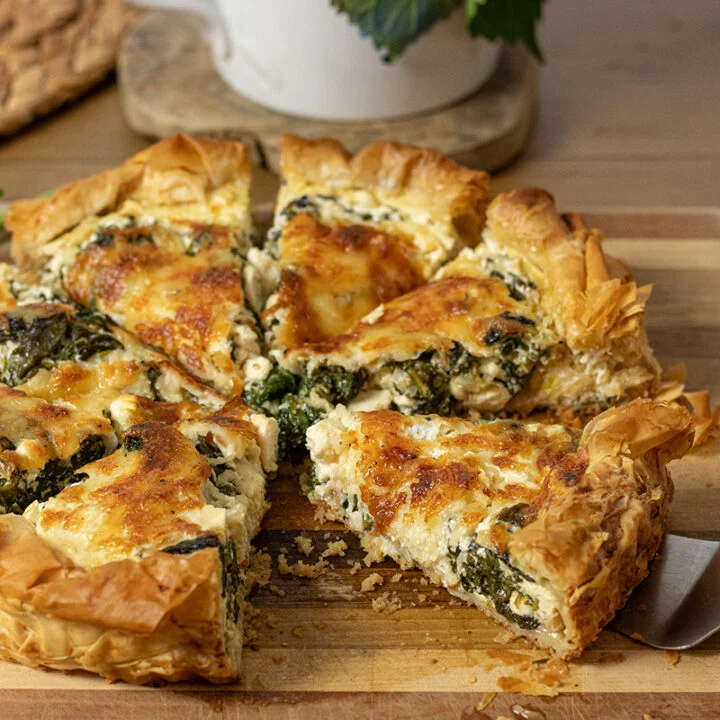 Spinach & Feta Cheese Quiche