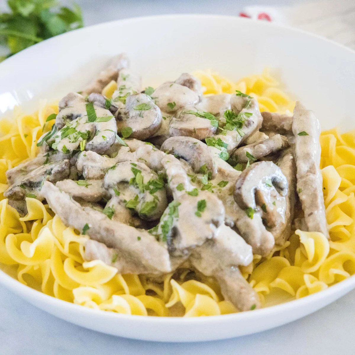 Beef Stroganoff