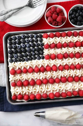 4th of July Fruit Pizza