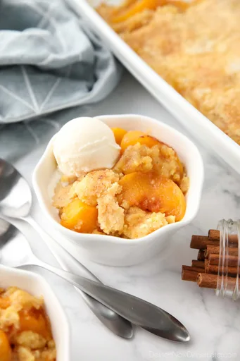 Peach Dump Cake