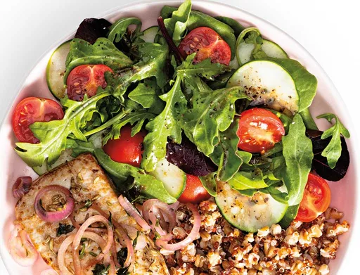 Simple Side Salad with Balsamic Vinaigrette