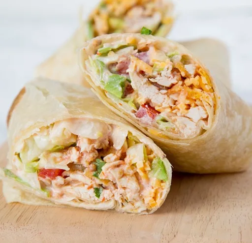 Wrap crujiente de pollo al estilo del suroeste