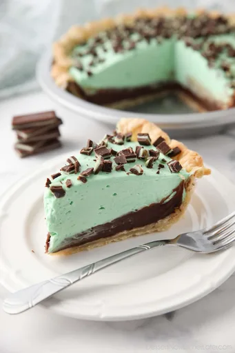 Tarta de chocolate y menta