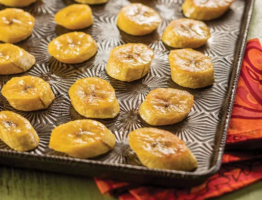 Plátanos maduros al horno