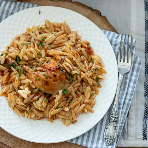 Chicken Youvetsi with Orzo (Ready in One Hour)
