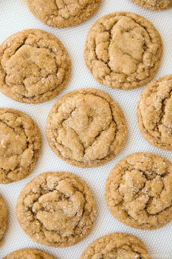 Pumpkin Gingersnap Cookies