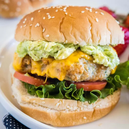 Hamburguesa de Pollo en Freidora de Aire
