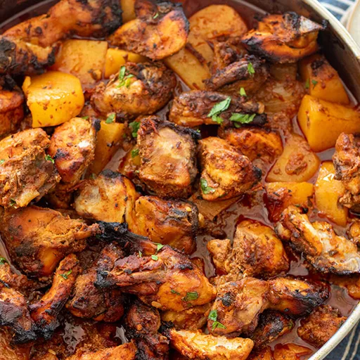 Honey Harissa Sheet Pan Chicken & Veggies (One-Pan Meal)