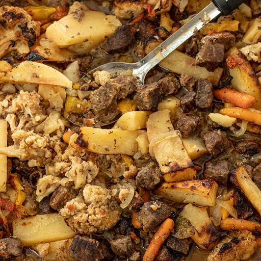 Asado Lento de Ternera y Verduras