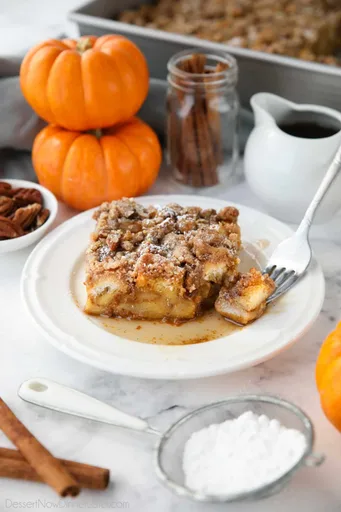 Pumpkin French Toast Casserole