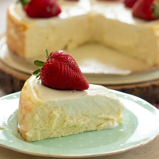 Tarta de queso estilo Nueva York (opción sin gluten)