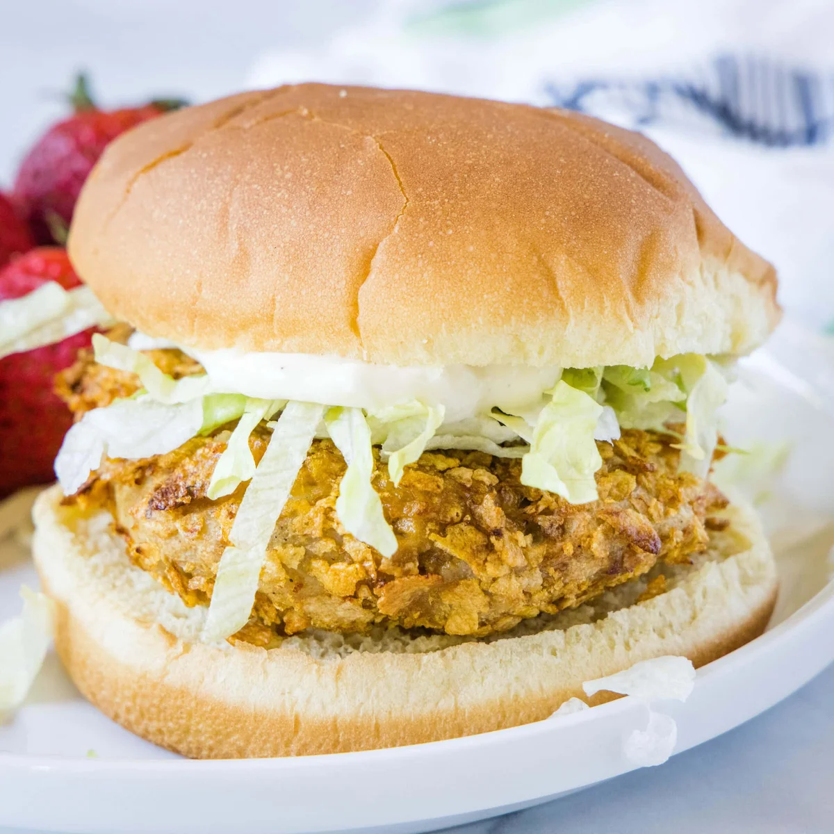 Air Fryer Crispy Chicken Sandwich