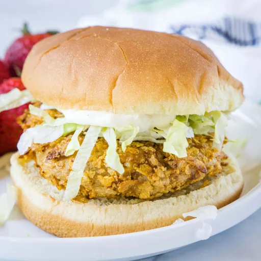 Air Fryer Crispy Chicken Sandwich