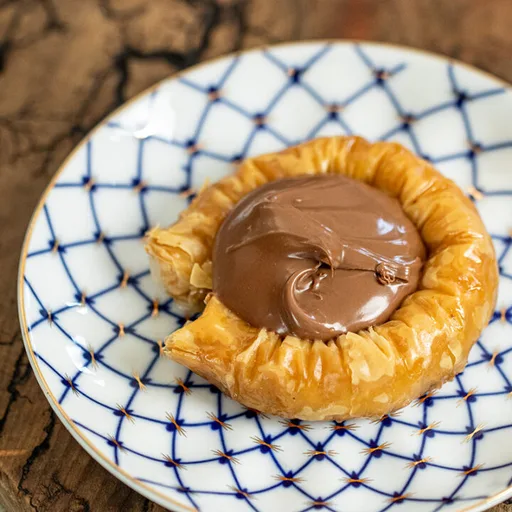 Roscos de baklava de chocolate