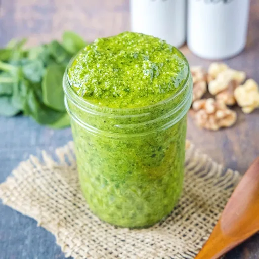 Pesto de espinacas