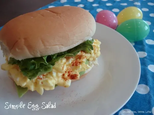 Ensalada de Huevo Sencilla