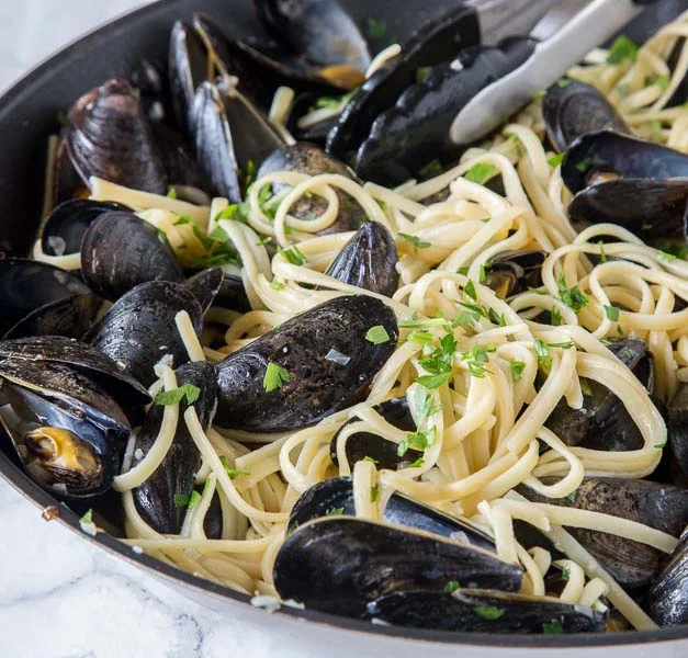 Linguine with Mussels