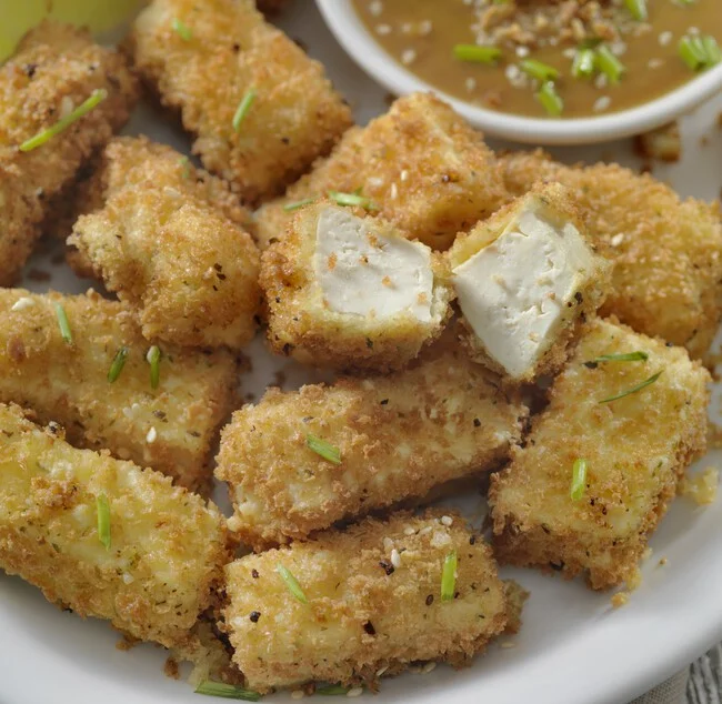 Recetas saludables para Cuaresma: cómo hacer Tofu empanizado en freidora de aire: rápido y delicioso