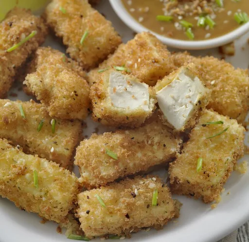 Recetas saludables para Cuaresma: cómo hacer Tofu empanizado en freidora de aire: rápido y delicioso