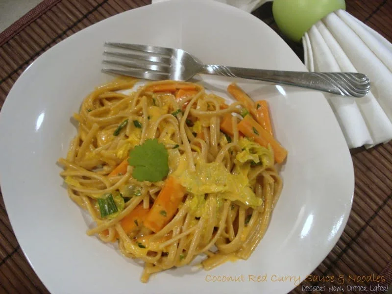 Coconut Red Curry Sauce & Noodles